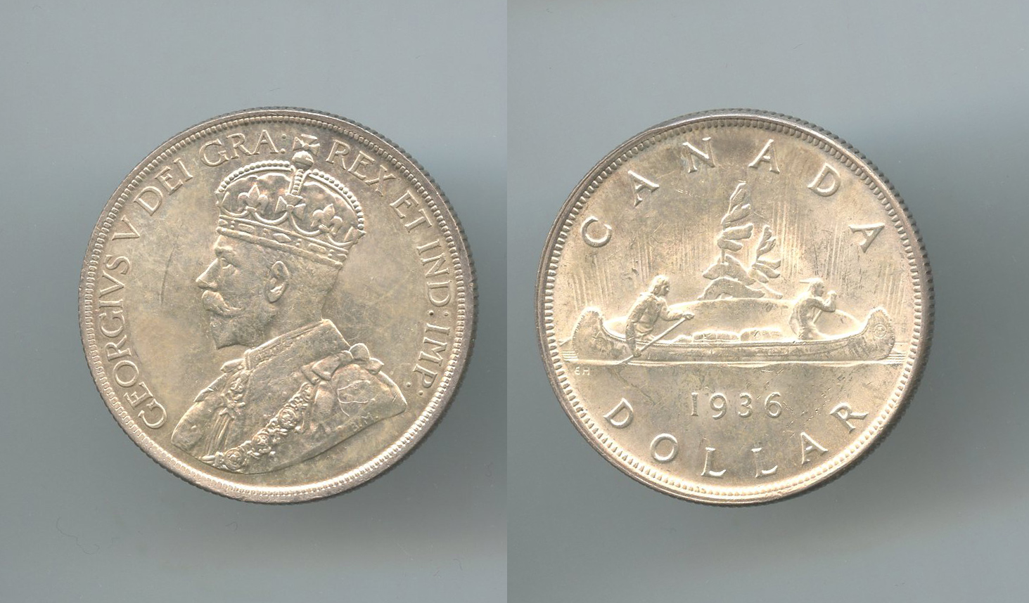 CANADA, George V (1910-1936) Dollar 1936