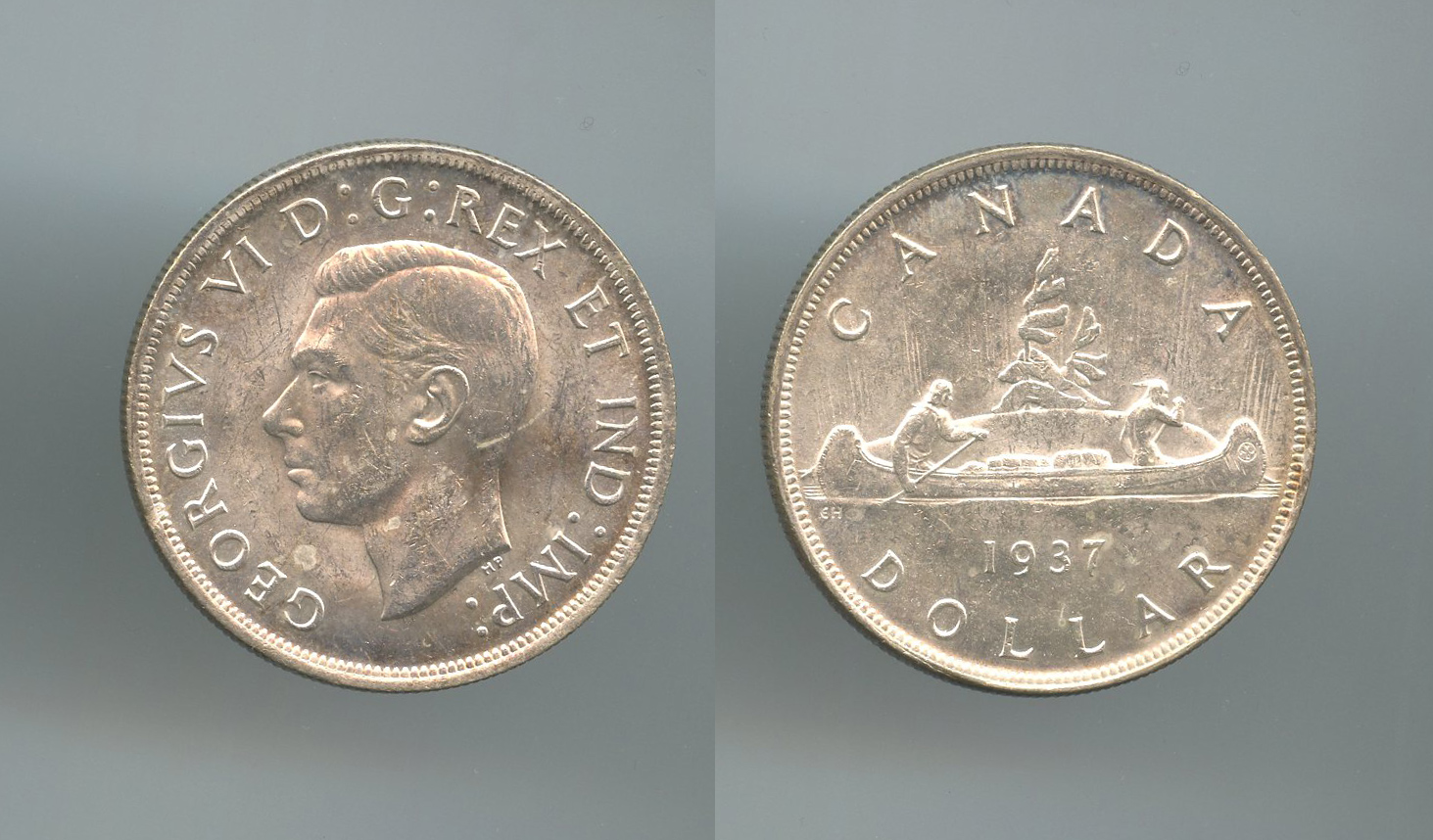 CANADA, George VI (1936-1952) Dollar 1937