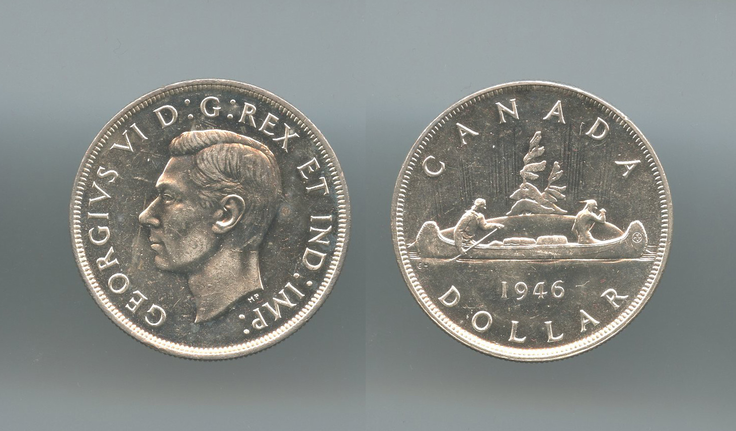 CANADA, George VI (1936-1952) Dollar 1946