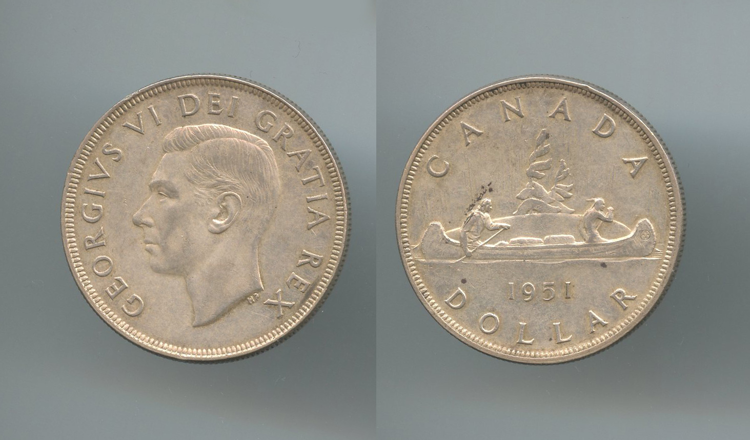 CANADA, George VI (1936-1952) Dollar 1951