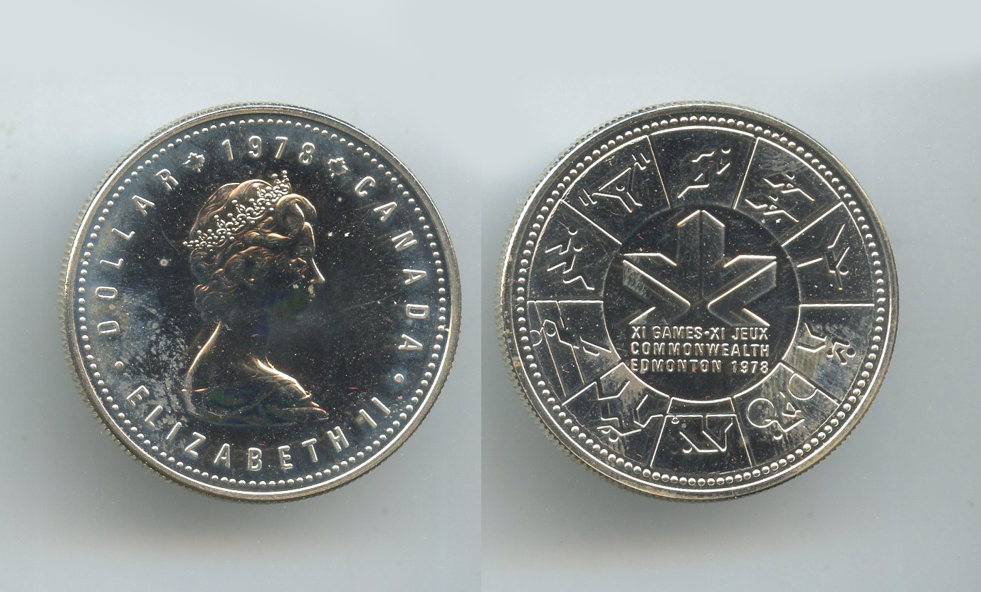 CANADA, Elizabeth II, Dollar 1978 XI GAMES