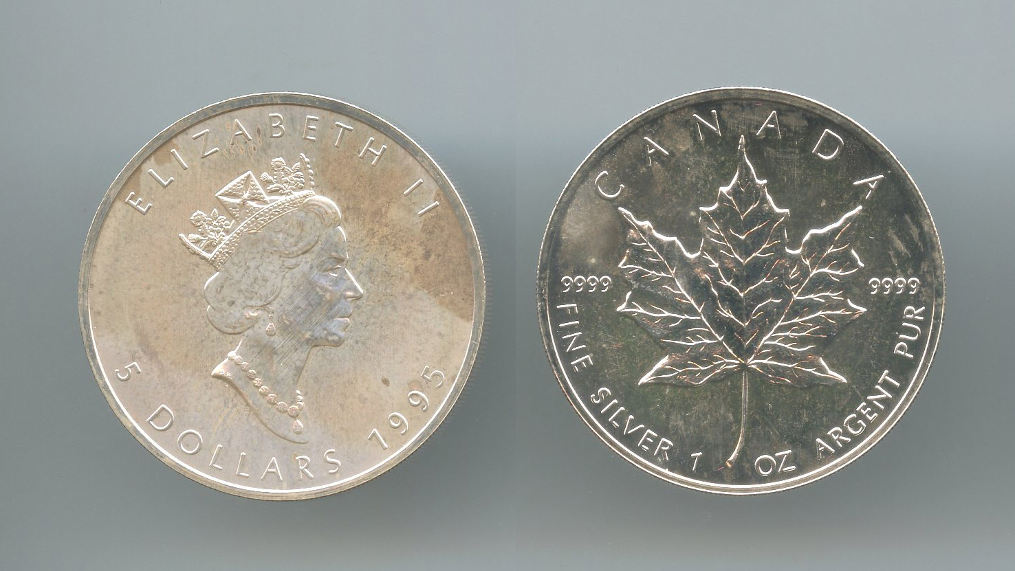 CANADA, Elizabeth II, 5 Dollars 1995 Maple