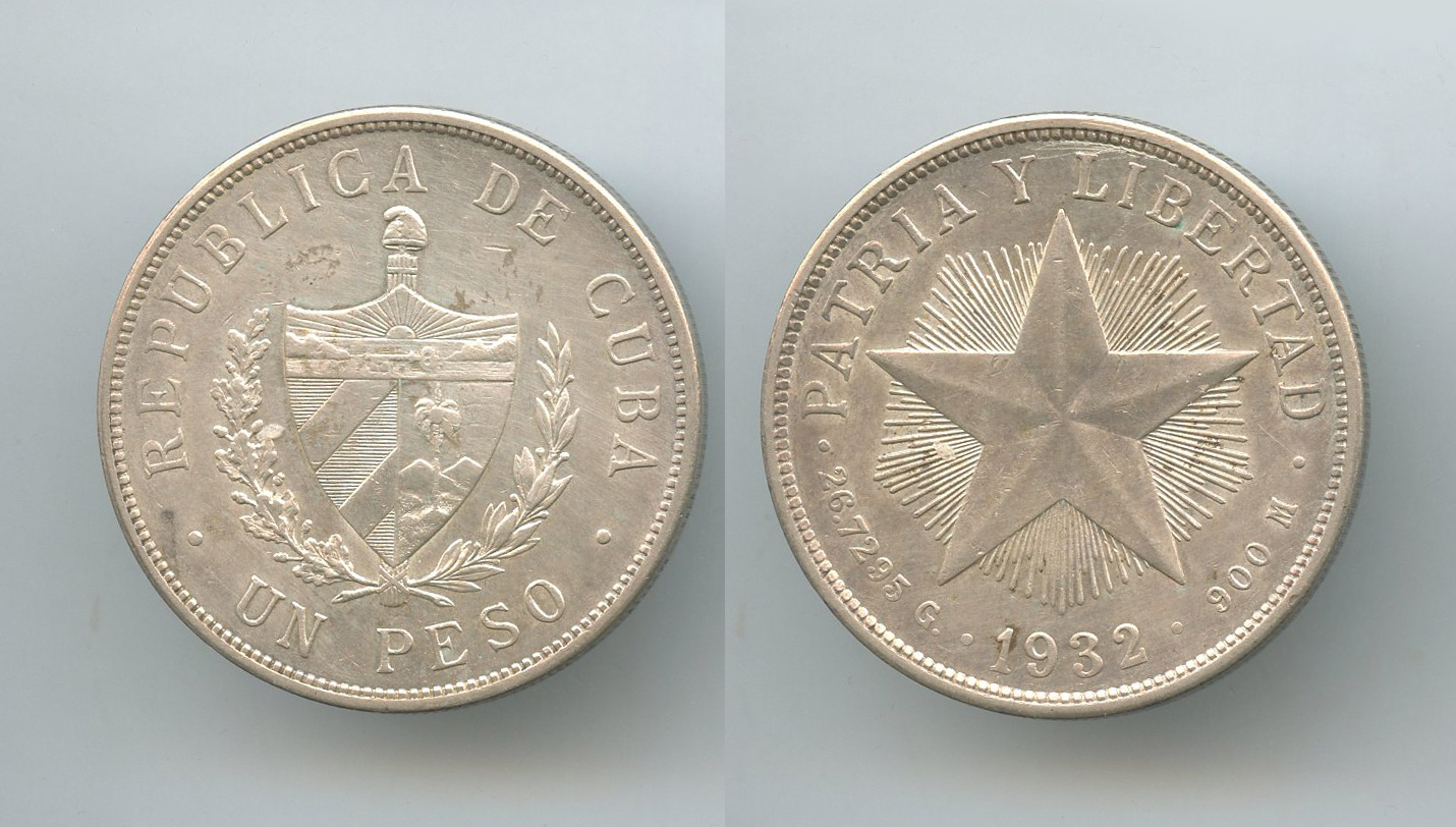 CUBA, Peso 1932