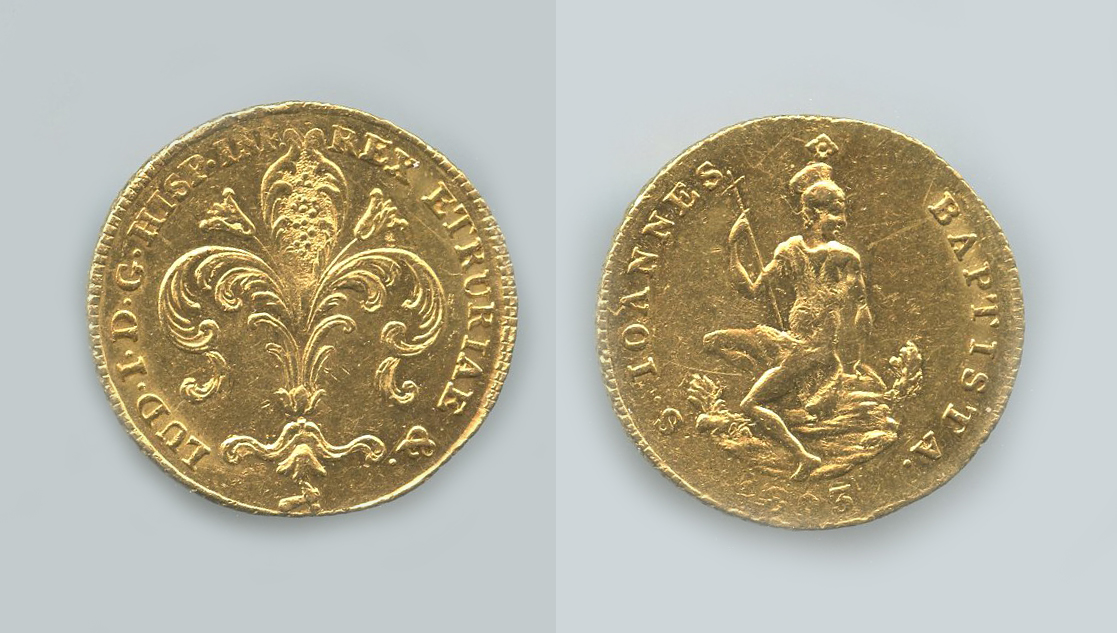 FIRENZE, Ludovico I di Borbone (1801-1803) Ruspone 1803 FIRENZE, Ludovico I di Borbone (1801-1803) Ruspone 1803