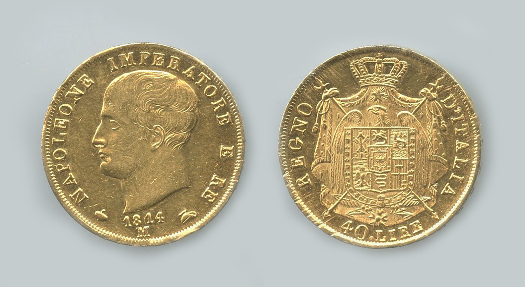 MILANO, Napoleone (1804-1814) 40 Lire 1814 MILANO, Napoleone (1804-1814) 40 Lire 1814