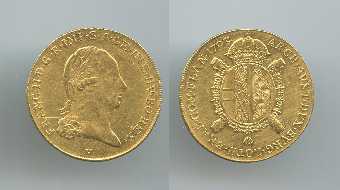 VENEZIA, Francesco I (1815-1835) Sovrana di Fiandra 1793 VENEZIA, Francesco I (1815-1835) Sovrana di Fiandra 1793