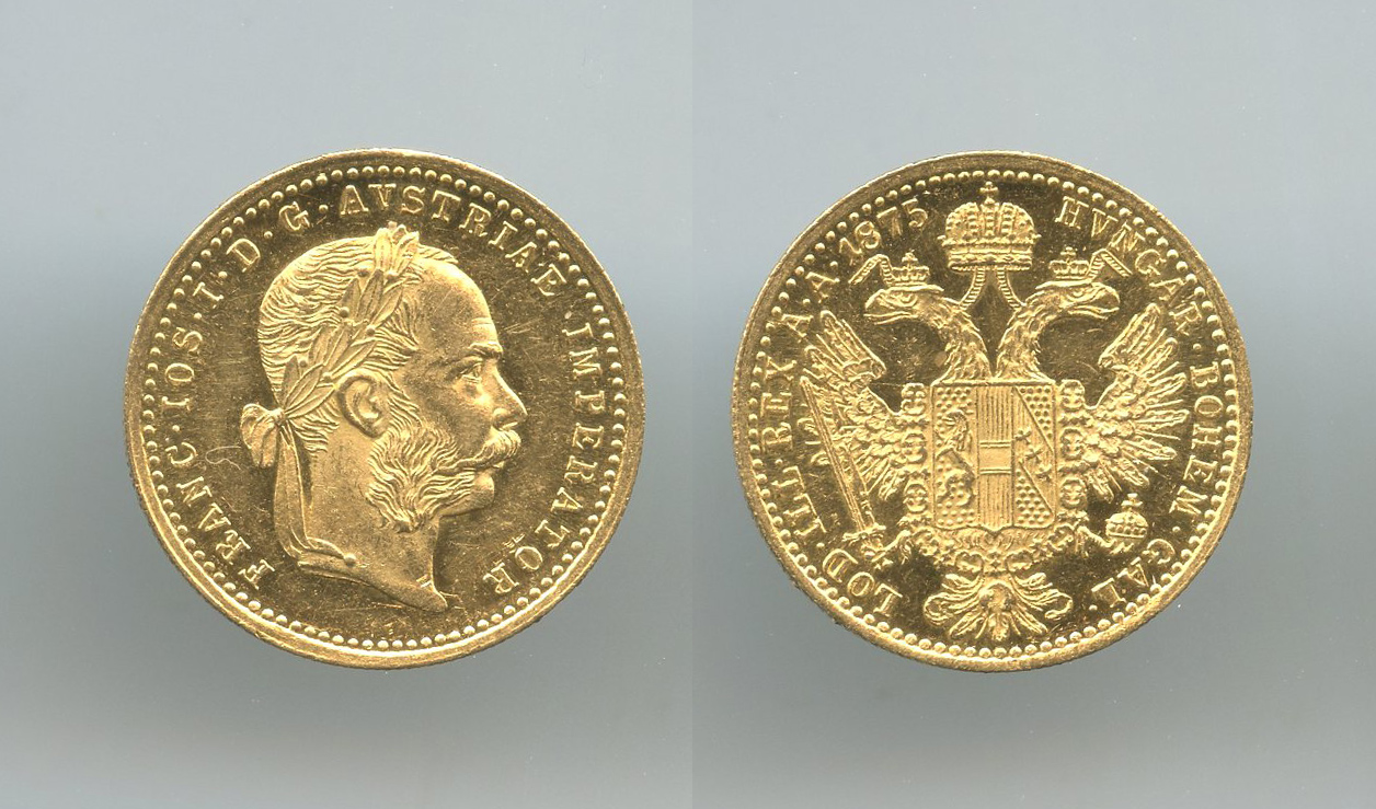 AUSTRIA, Franz Joseph (1848-1916) Ducato 1875 A AUSTRIA, Franz Joseph (1848-1916) Ducato 1875 A