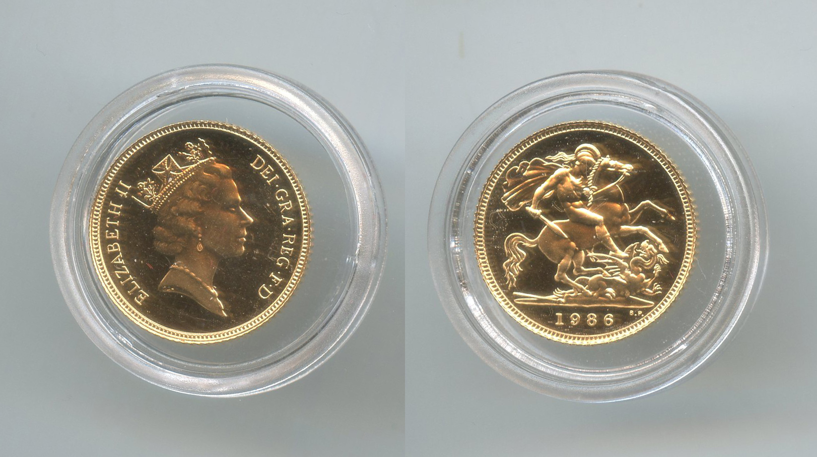 REGNO UNITO, Elizabeth II (1952-2022) Half Sovereign 1986