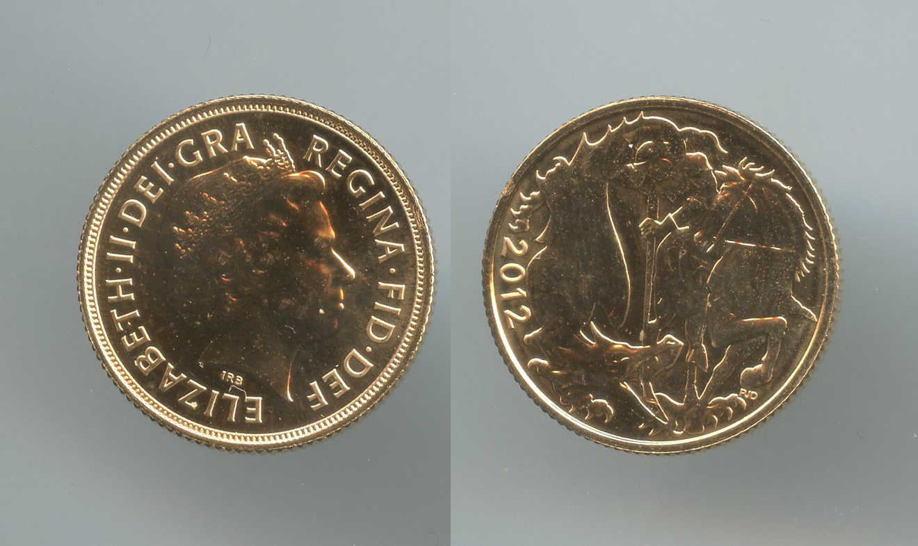 REGNO UNITO, Elizabeth II (1952-2022) Sovereign 2012