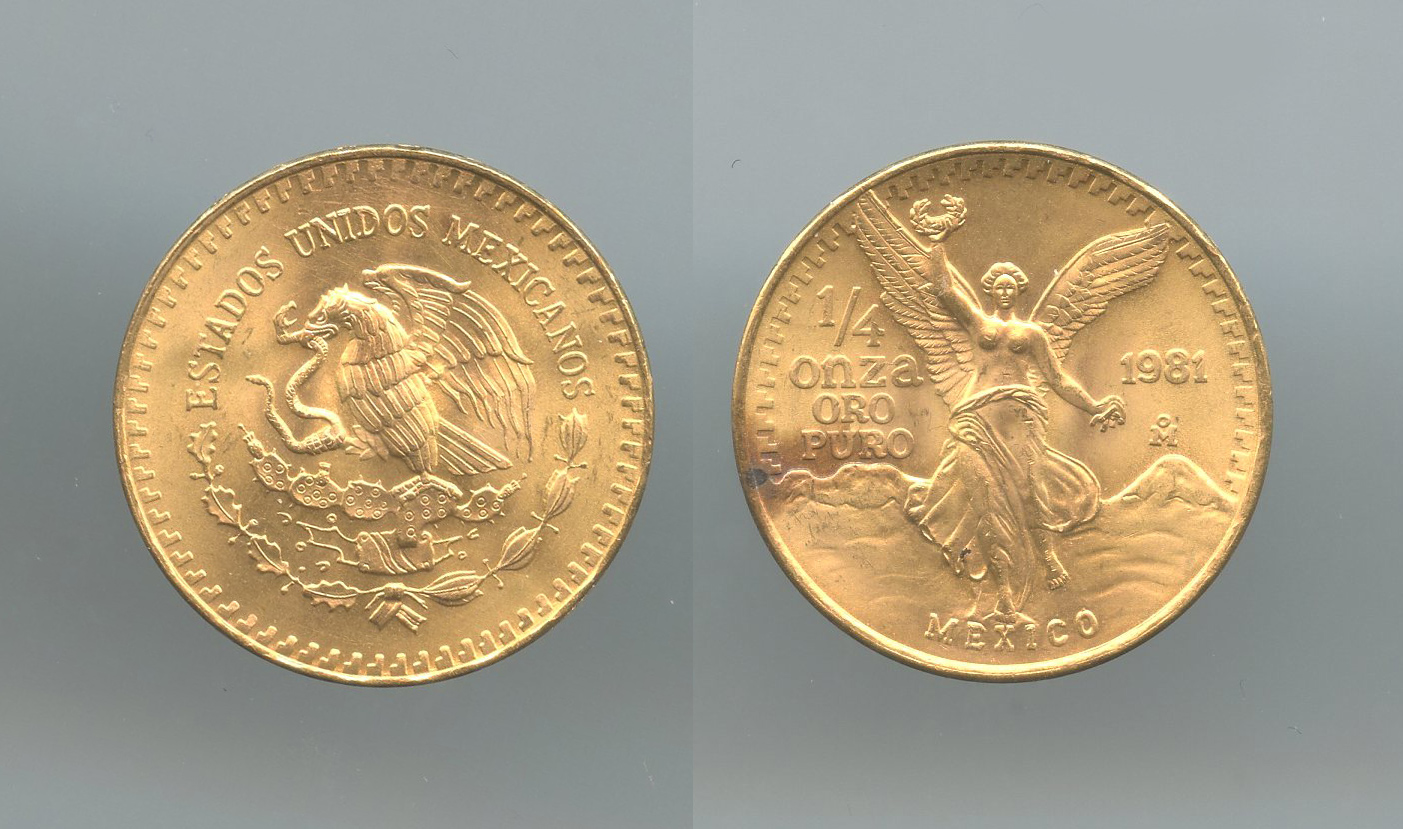 MESSICO, 1/4 Onza 1981