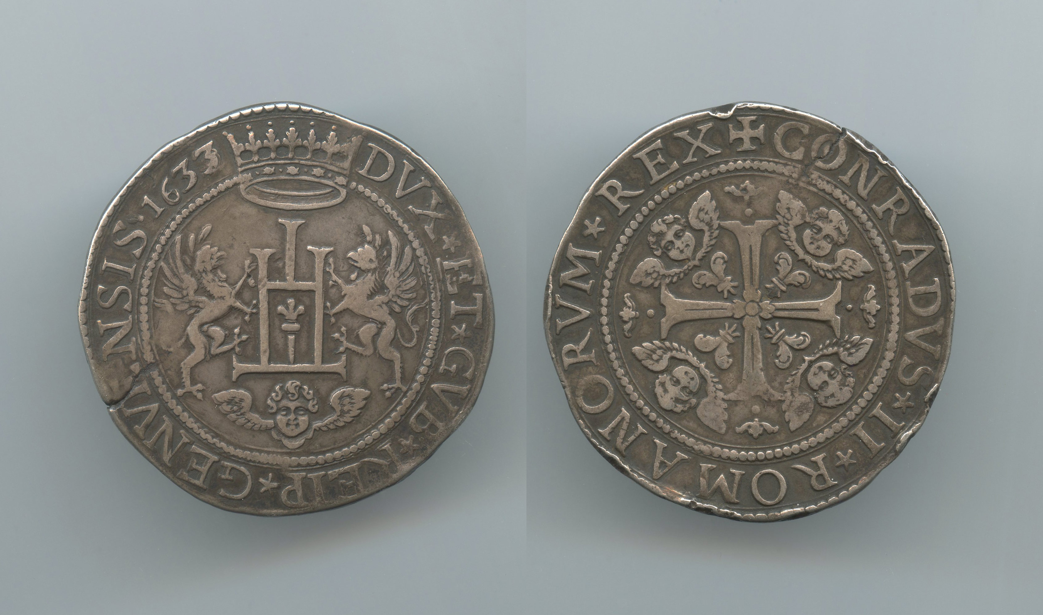 GENOVA, Dogi Biennali (1528-1797) 2 Scudi 1633/2 GENOVA, Dogi Biennali (1528-1797) 2 Scudi 1633/2