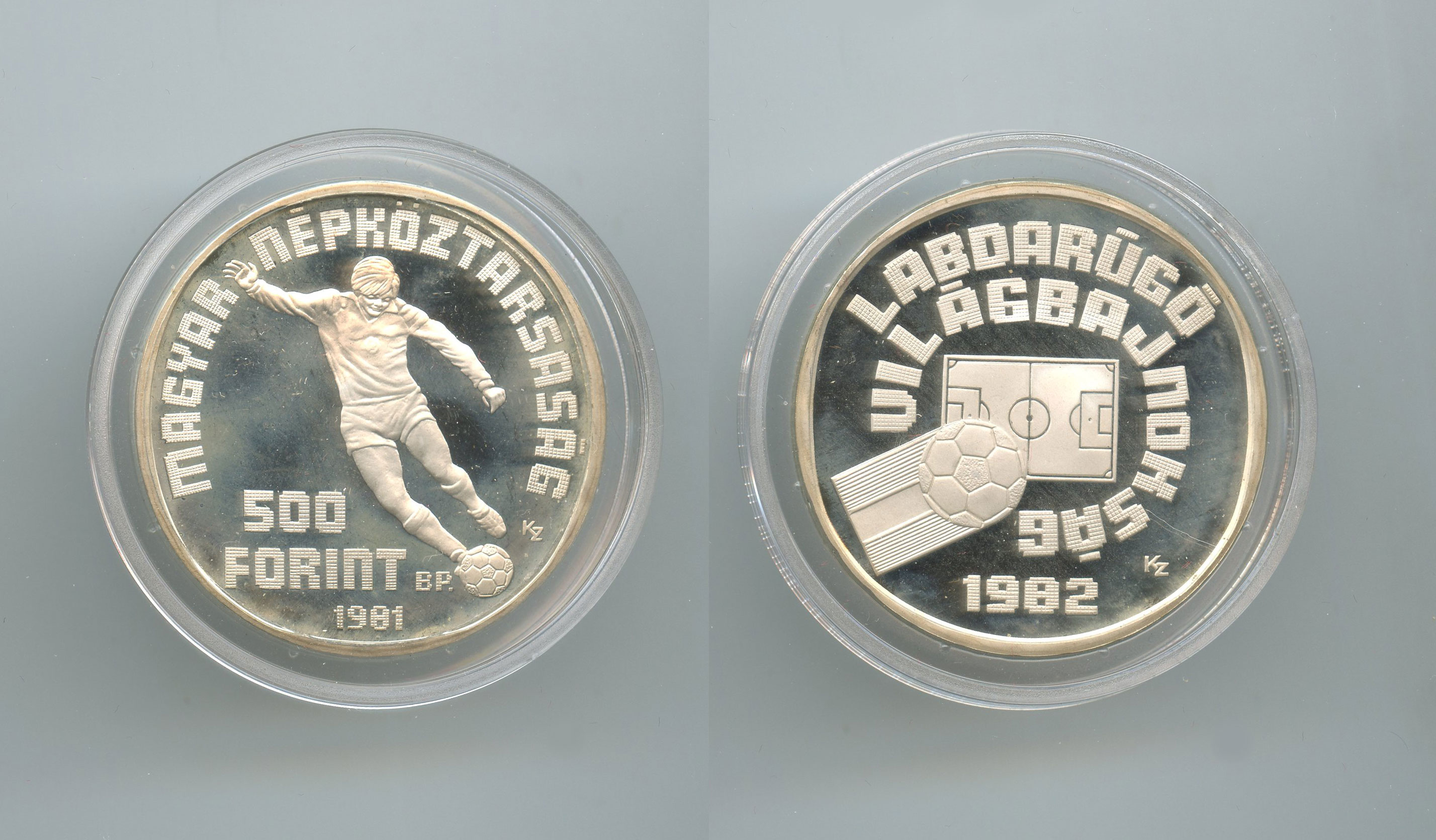 UNGHERIA, 500 Forint 1981 "Mondiali di Calcio Spagna '82"