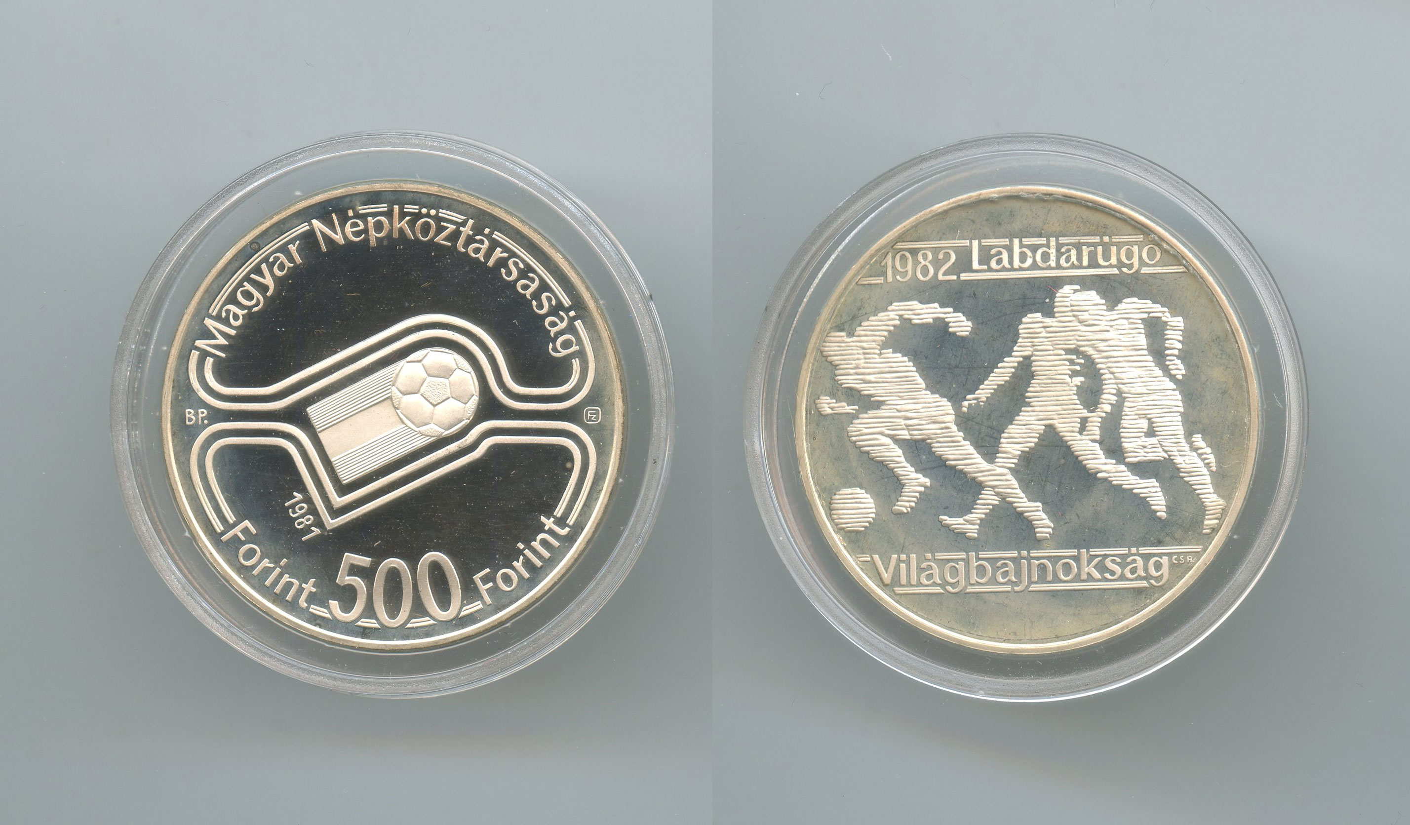 UNGHERIA, 500 Forint 1981 "Mondiali di Calcio Spagna '82"