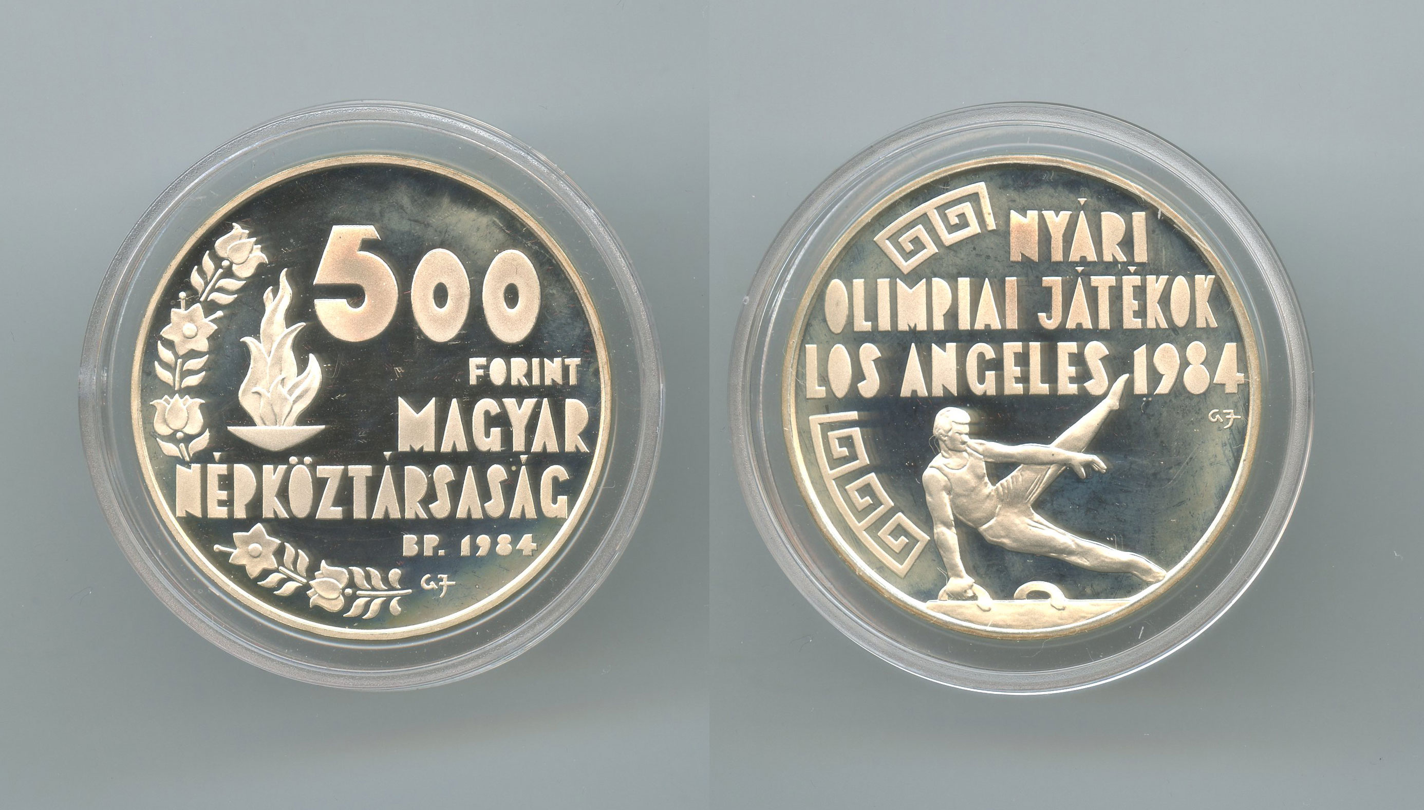 UNGHERIA, 500 Forint 1984 "Olimpiadi Los Angeles '84"