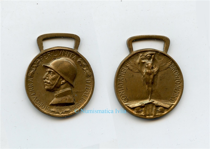 VITTORIO EMANUELE III (1900-1943) Medaglia guerra italo-austriaca