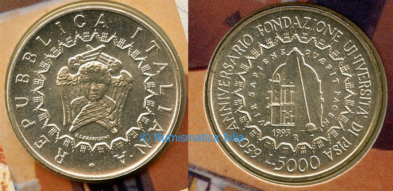 5000 Lire 1993 Universit di Pisa