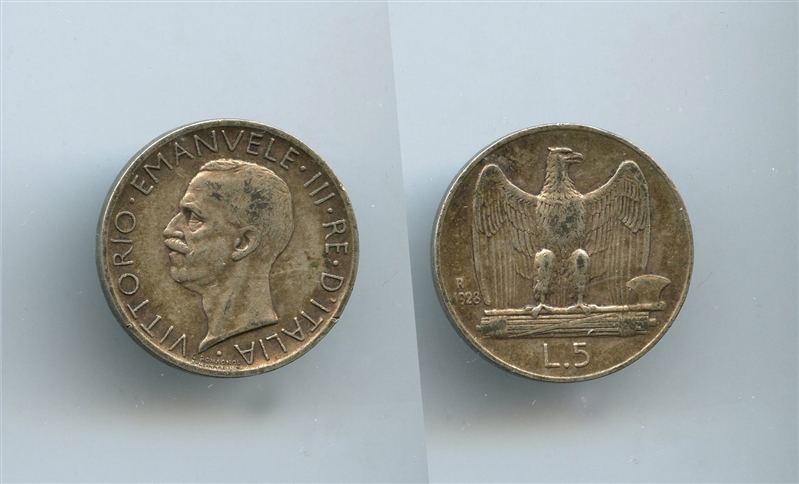 5 Lire 1928 * Aquilino