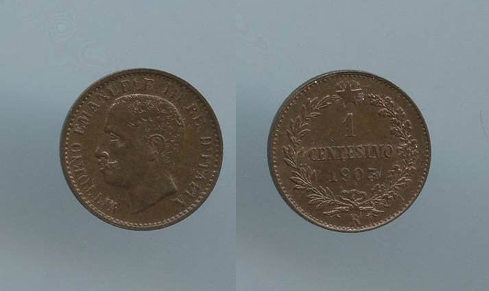 REGNO D' ITALIA, Vittorio Emanuele III (1900-1943) Centesimo 1903
