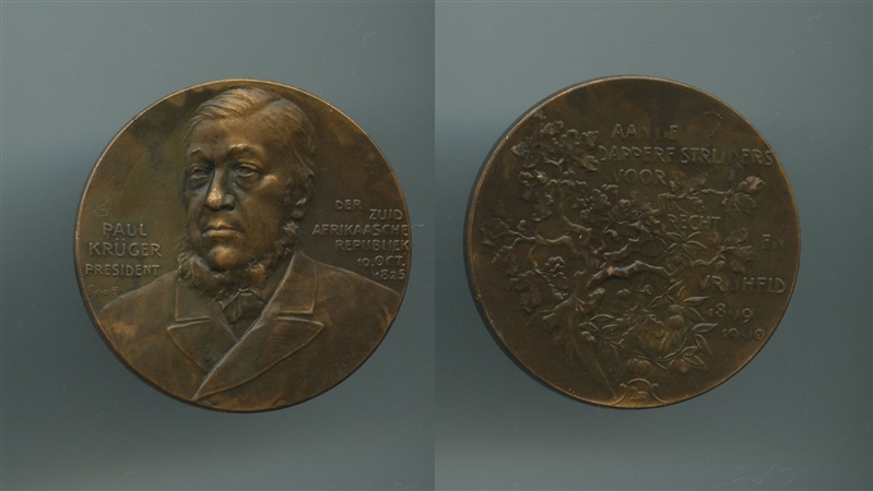 SUDAFRICA, Paul Kruger (1825-1904) Medaglia s.d. (1900)