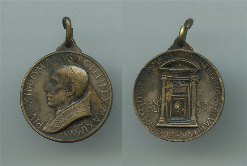 VATICANO, Pio XII (1939-1958) Medaglia Giubileo 1950