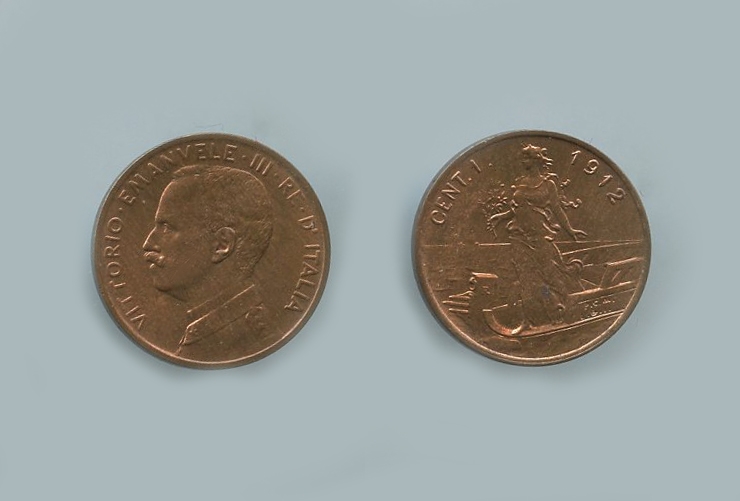 REGNO D' ITALIA, Vittorio Emanuele III (1900-1943) Centesimo 1912