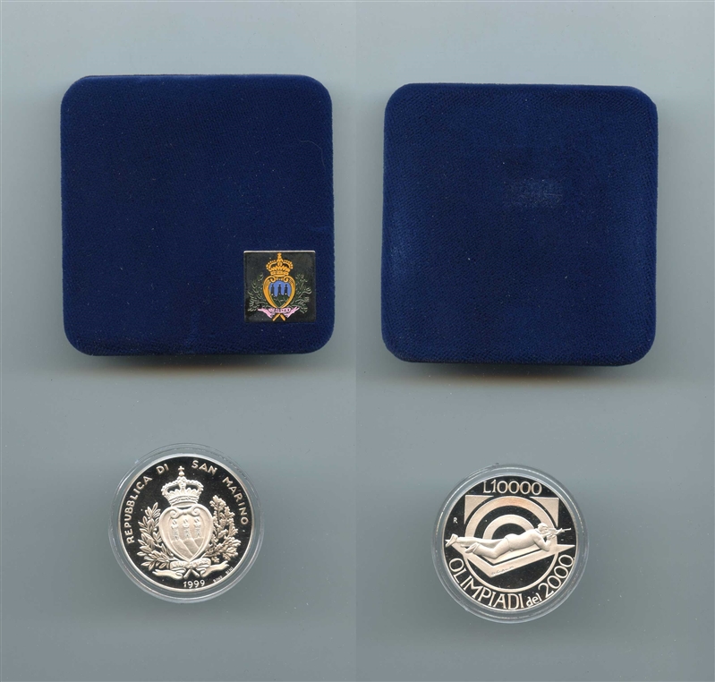 SAN MARINO, 1000 Lire 1999 "Olimpiade di Sydney 2000"