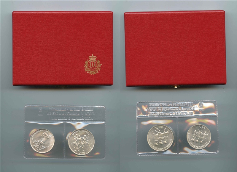 SAN MARINO, Dittico 1992 "Olimpiade di Barcellona '92"