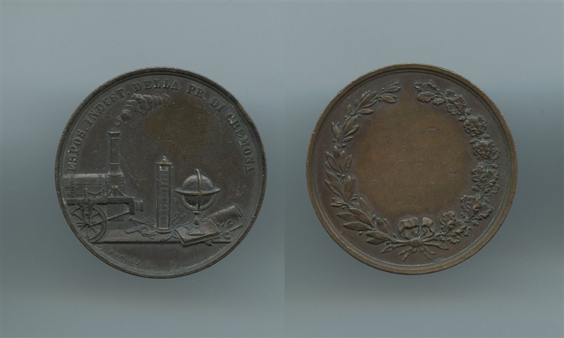 Medaglia Esposizione industriale Provincia di Cremona