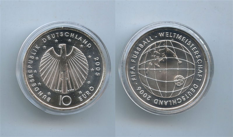 GERMANIA, 10 Euro 2006, "Fifa World Cup"
