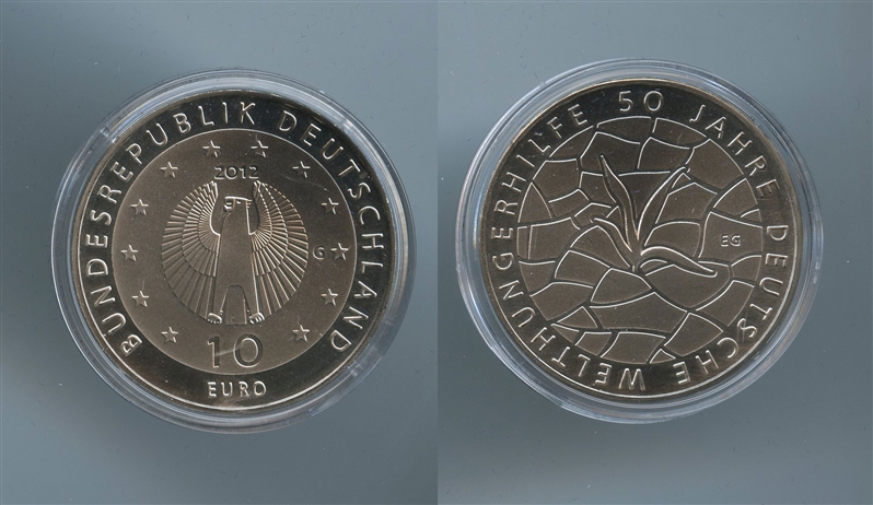GERMANIA, 10 Euro 2012 G, "50 German agro action"