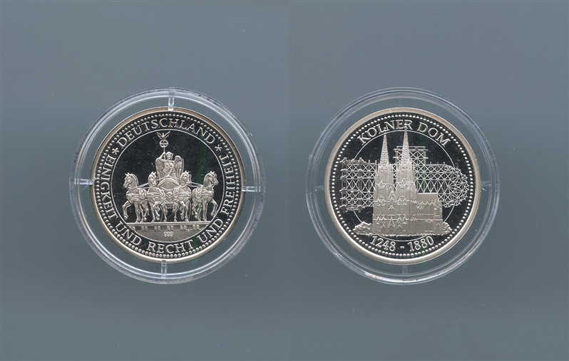 GERMANIA, Medaglia commemorativa, "Duomo di Colonia"