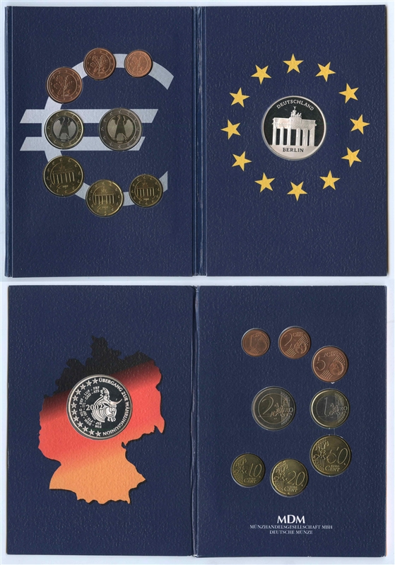GERMANIA, Serie 2002 "Transizione verso l' unione monetaria"