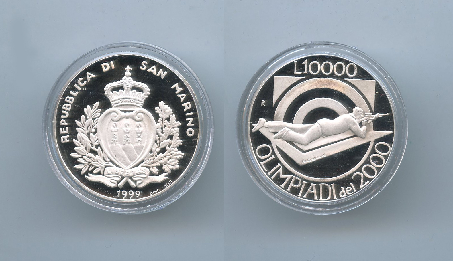 SAN MARINO, 10000 Lire 1999 "Olimpiadi Sydney 2000"