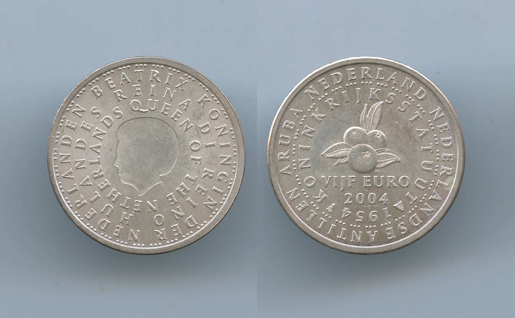 OLANDA, 5 Euro 2004