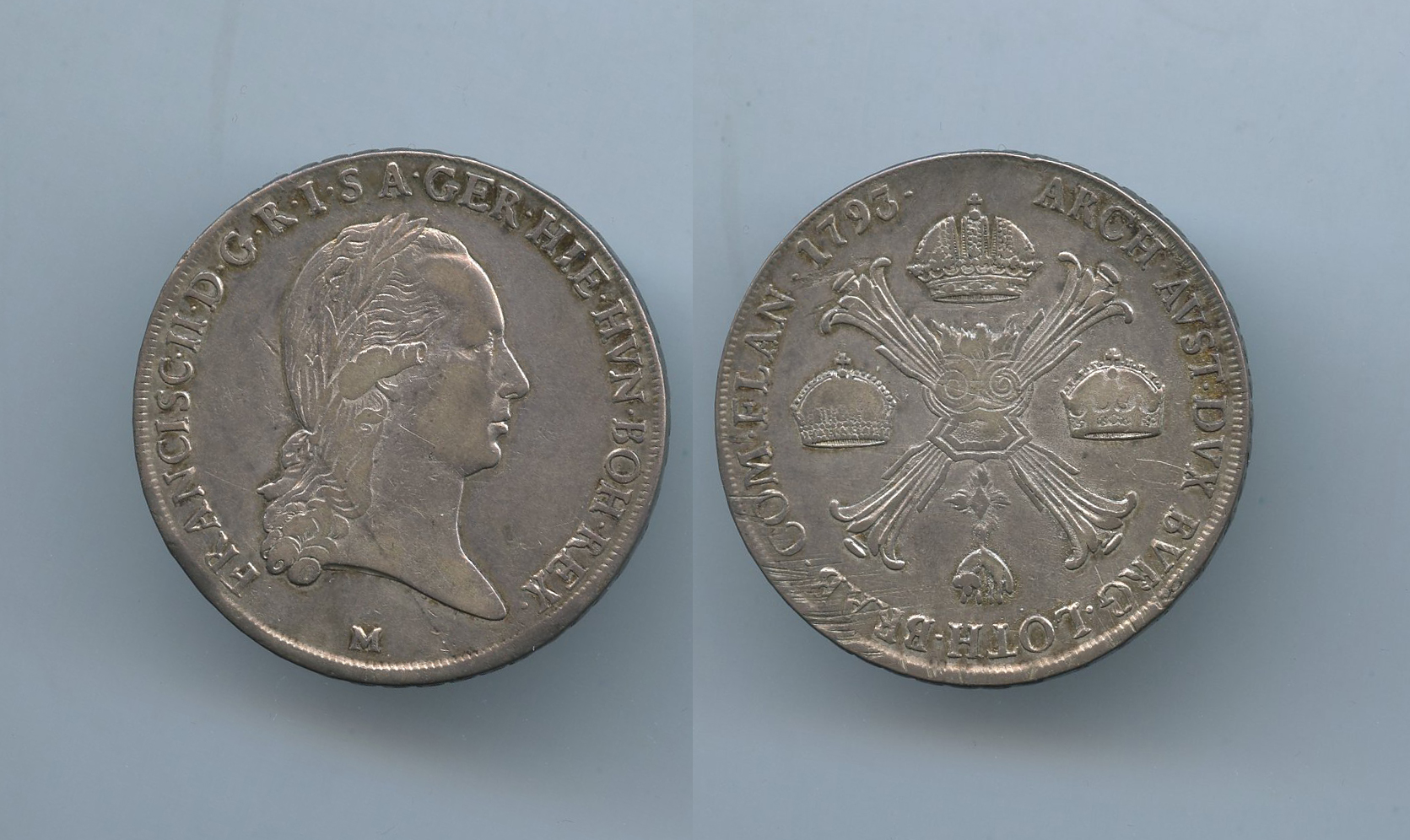 MILANO, Francesco II (1792-1800) Crocione 1793