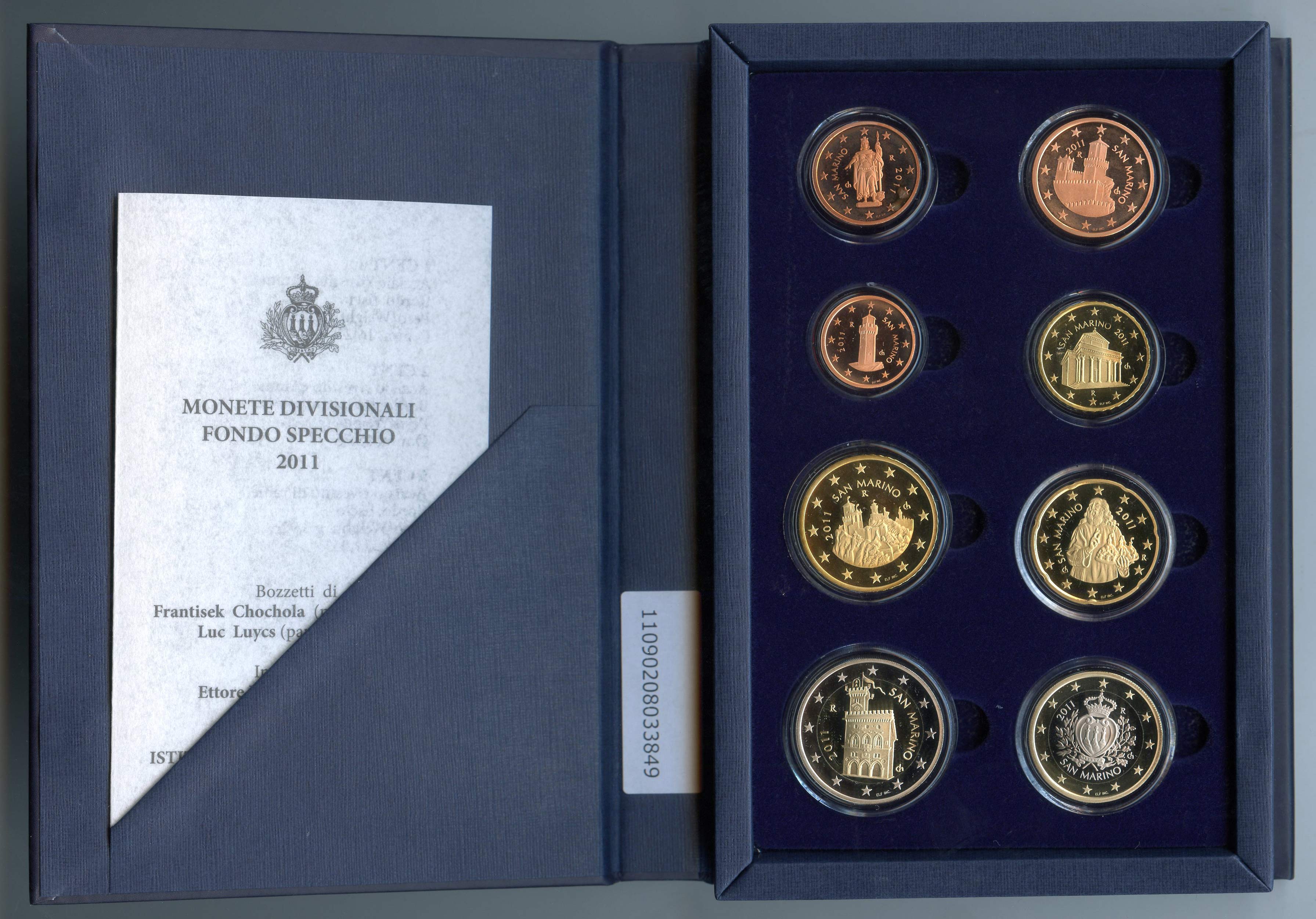 SAN MARINO, Serie Divisionale 2011 PROOF