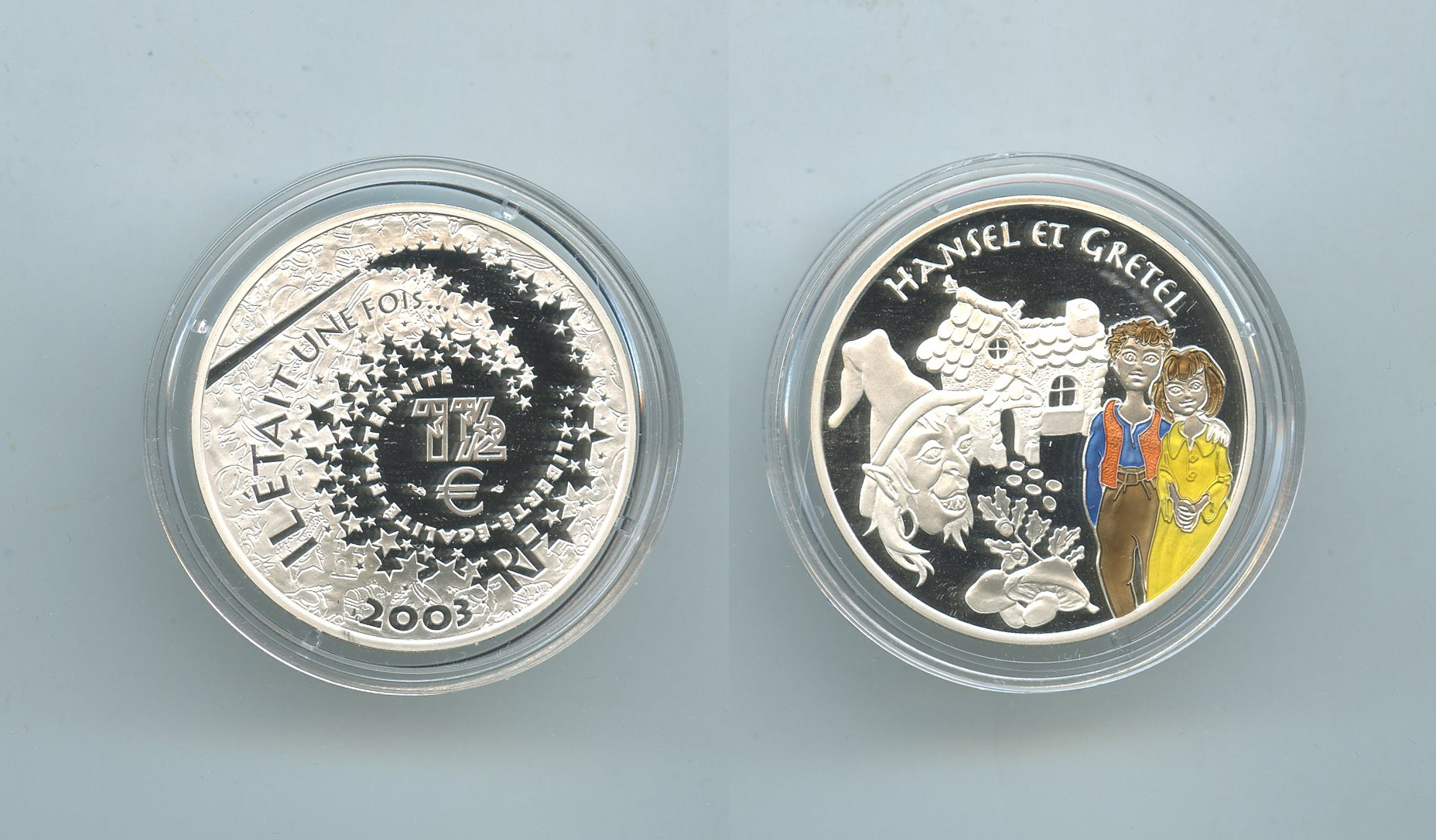 FRANCIA, 1-1/2 Euro 2003 "Hansel and Gretel"