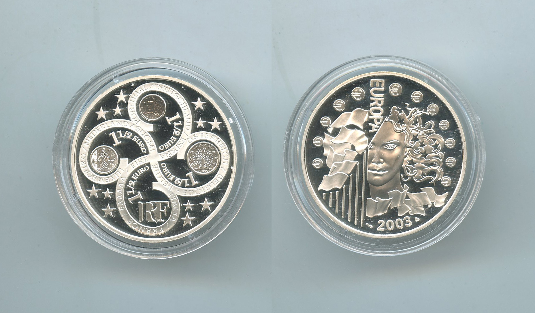 FRANCIA, 1-1/2 Euro 2003 "Europa"