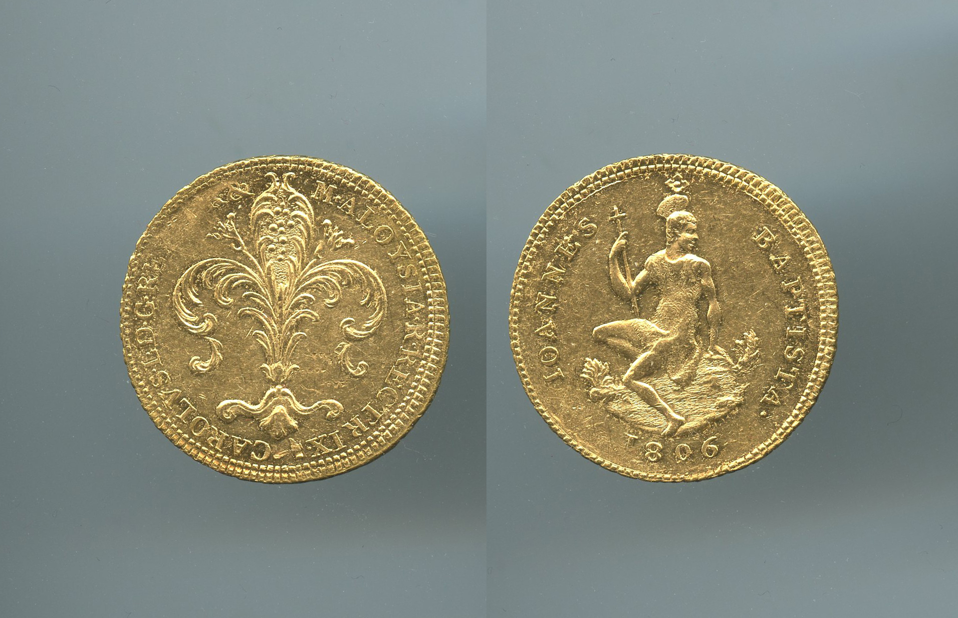 FIRENZE, Carlo Ludovico di Borbone - reggenza di Maria Luigia (1803-1807) Ruspone 1806