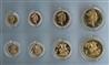 REGNO UNITO, Elizabeth II, Proof set 5 & 2 Pounds, Sovereign & 1/2 Sovereign 1985 REGNO UNITO, Elizabeth II, Proof set 5 & 2 Pounds, Sovereign & 1/2 Sovereign 1985