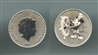 NIUE, Elizabeth II, 2 Dollars 2017, Steamboat Willie