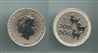 NIUE, Elizabeth II, 2 Dollars 2018, anno del cane