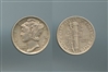 USA, Dime 1943, Mercury USA, Dime 1943, Mercury