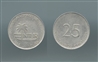 CUBA, 25 Centavos 1988