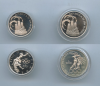SAN MARINO, Dittico 1000 e 500 Lire 1984 "Olimpiadi Los angeles"