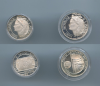 SAN MARINO, Dittico 1000 e 500 Lire 1986 "Mondiali di calcio Messico"
