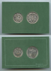 PORTOGALLO, Set 25 e 100 Escudos 1985 "600° battaglia di Aljubarrota"